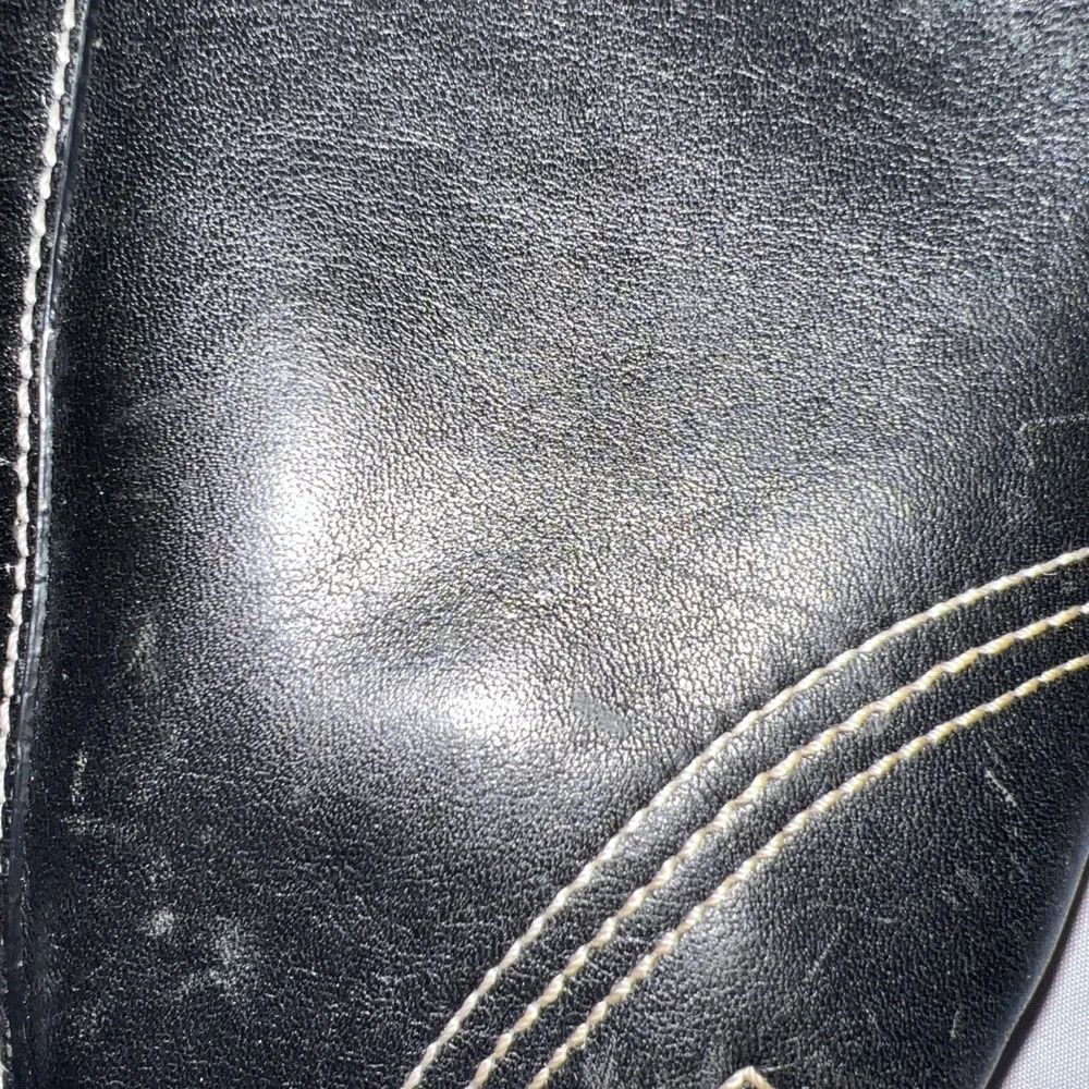 Coach Women's‎ Shoulder Zippered Black Leather Handbag Nice condition